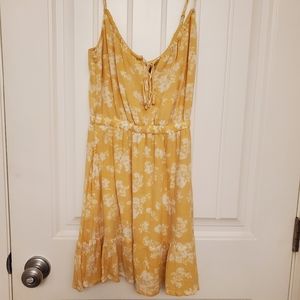 Abercrombie and Fitch yellow floral dress